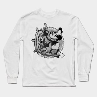 Steamboat Willie Set Free! Long Sleeve T-Shirt